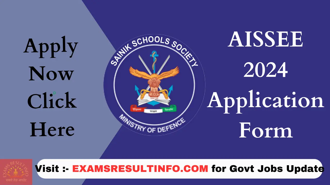 AISSEE 2024 Application form, Apply Now, Notification Out