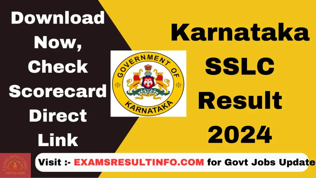 Karnataka SSLC Result 2024