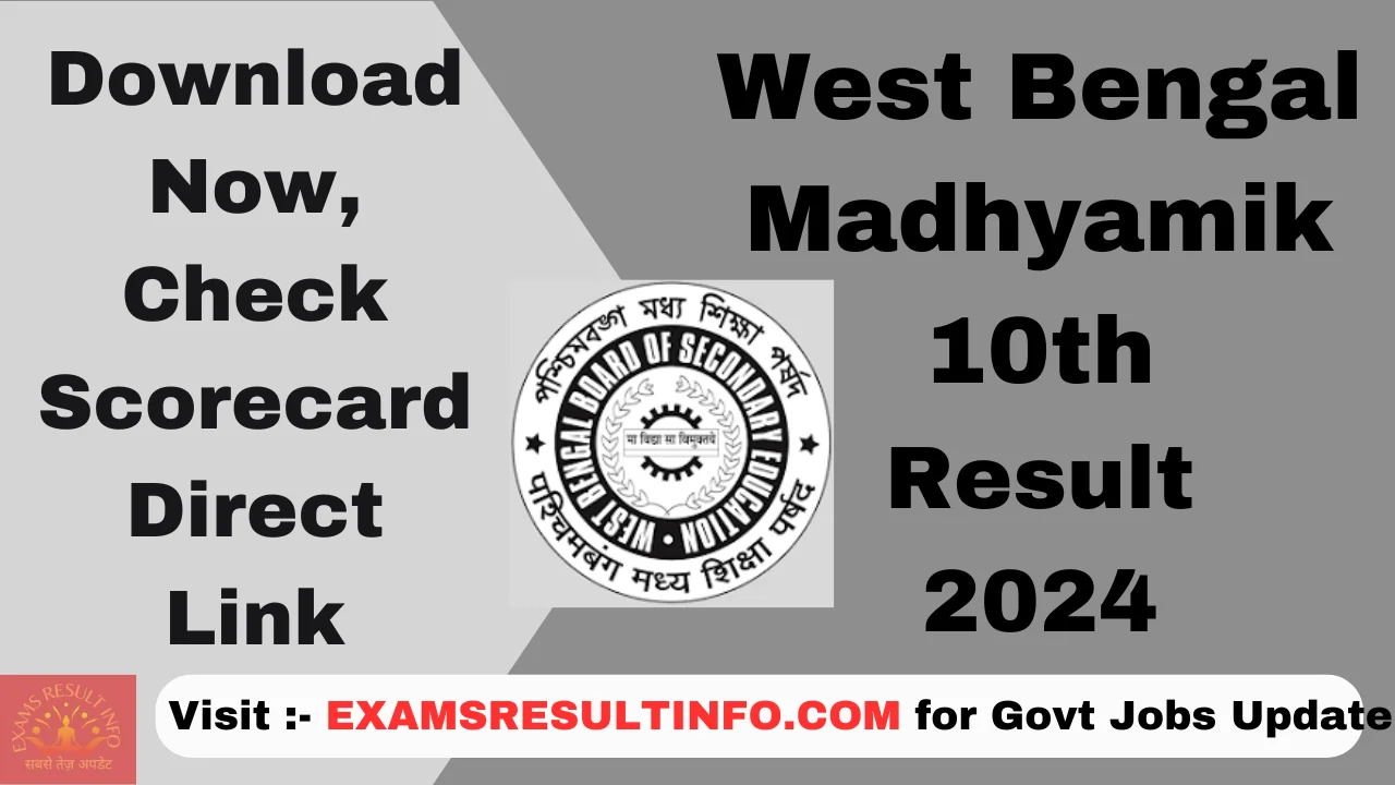 WB Madhyamik Result 2025,Released,Download Score