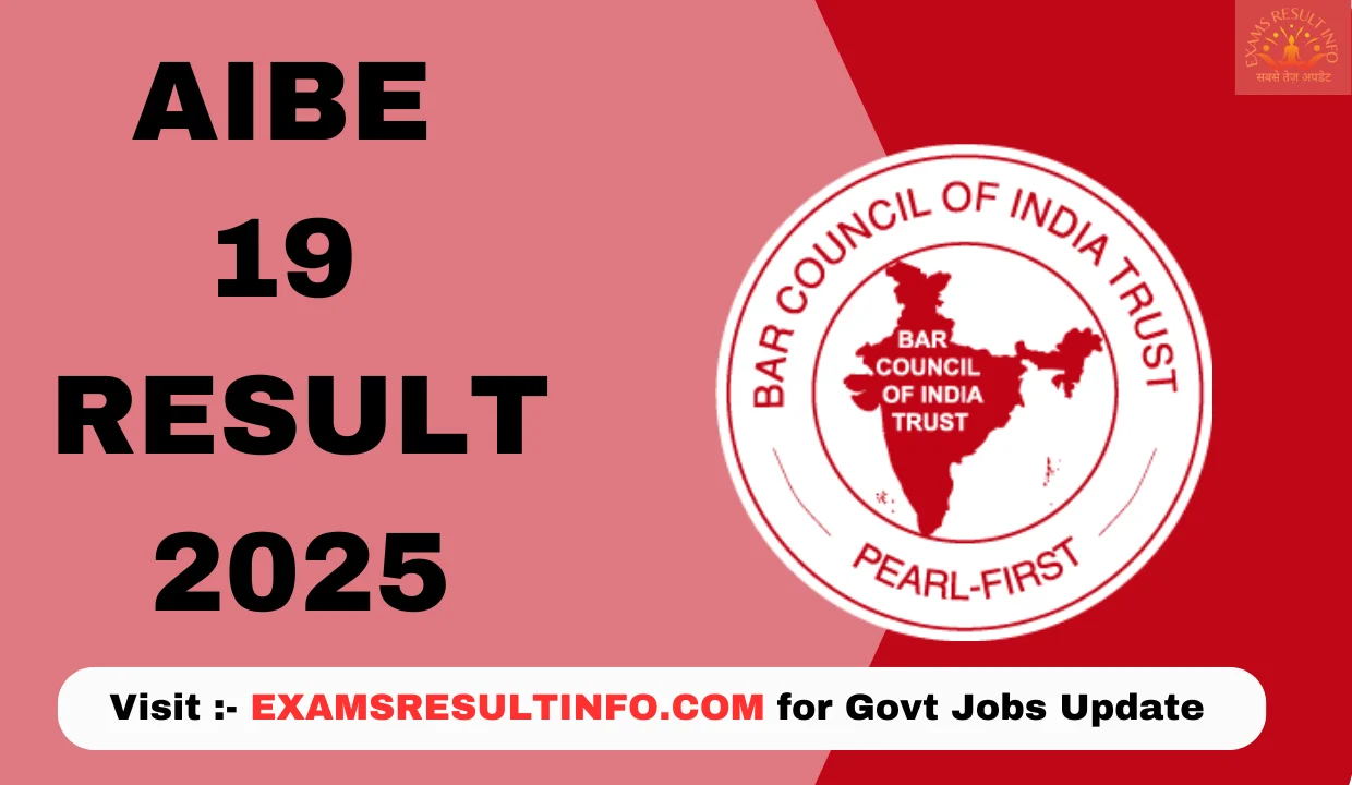 AIBE 19 Result 2025