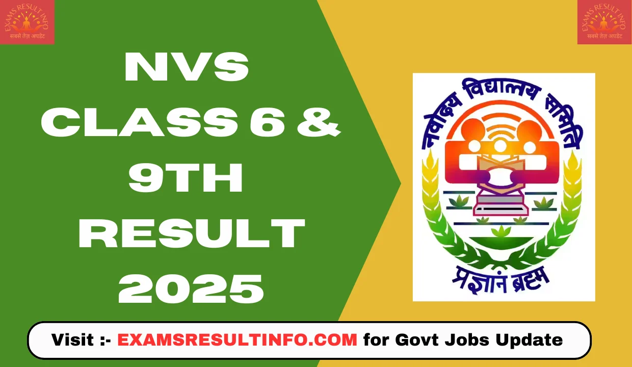 nvs navodaya result 2025